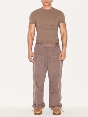 SKIMS Lounge Relaxed Men Woven Cargo Pants🔥